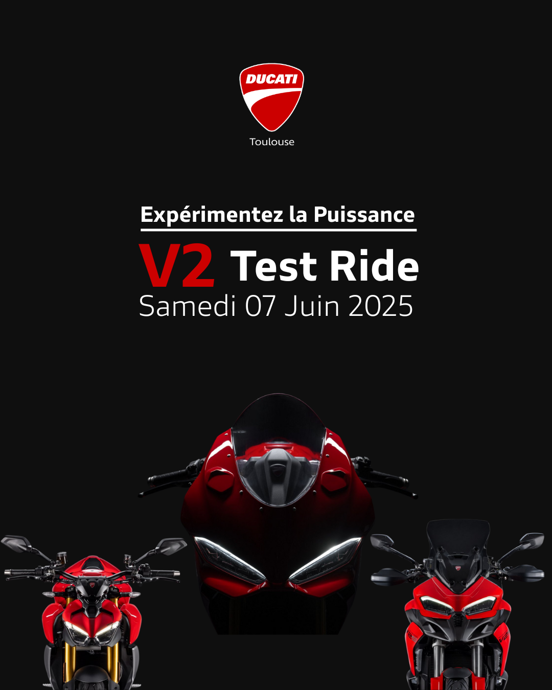 Journée d'essai DUCATI V2